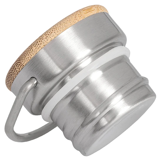 LACD - Steel Bottle Wood Closure - Gourde 4 LACD - Steel Bottle Wood Closure - Gourde – Image 2