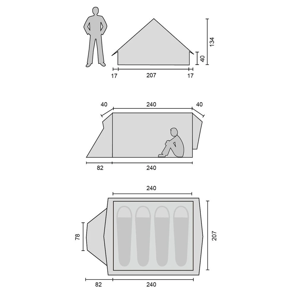 Nordisk - Vimur 4.8 - Tente 4 Places 4 Nordisk - Vimur 4.8 - Tente 4 Places – Image 2