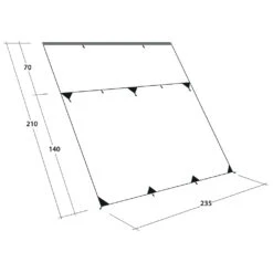 Outwell - Hillcrest Tarp - Tarp 13 Outwell - Hillcrest Tarp - Tarp -Primusll Magasin outwell hillcrest tarp tarp detail 6