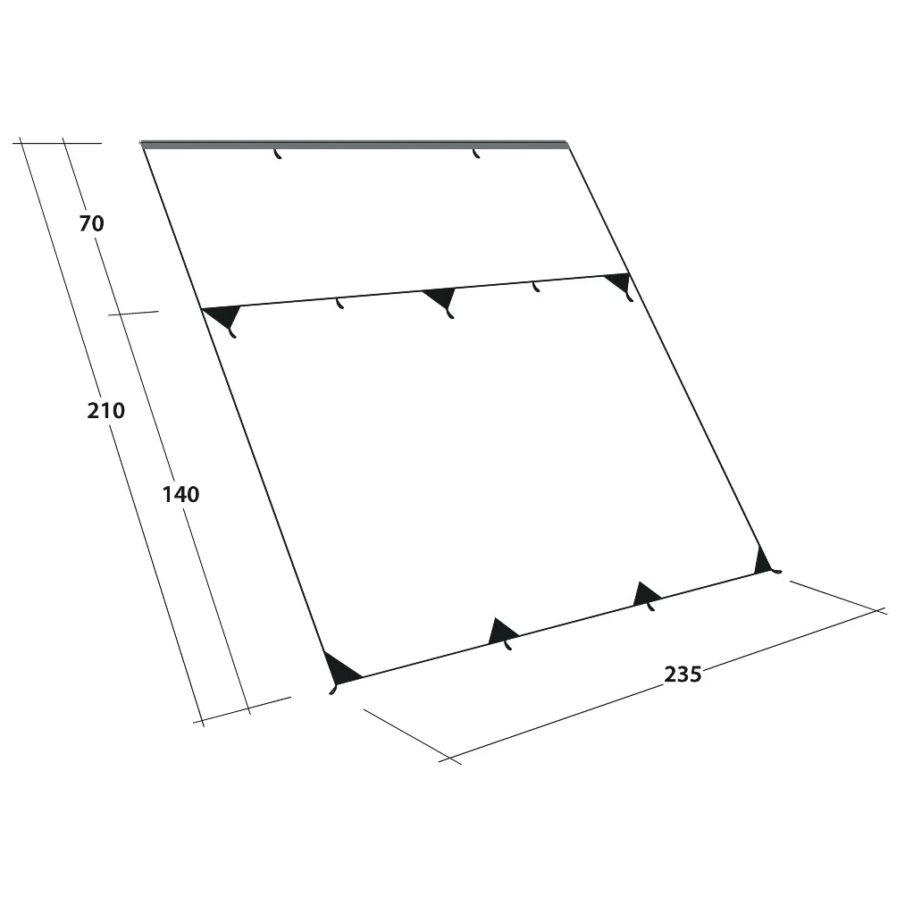 Outwell - Hillcrest Tarp - Tarp 8 Outwell - Hillcrest Tarp - Tarp – Image 6