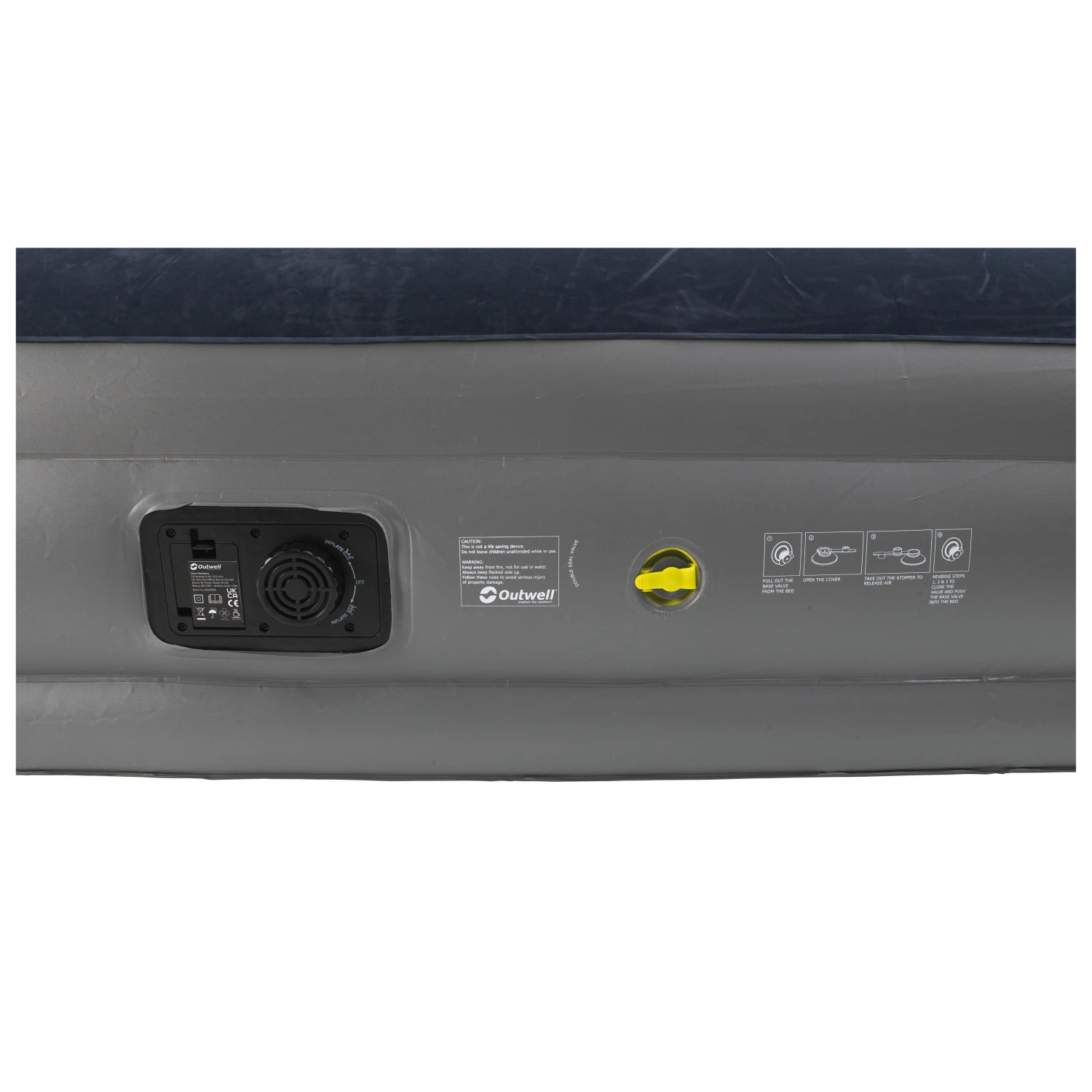 Outwell - Superior With Built-In Pump - Lit Gonflable 4 Outwell - Superior With Built-In Pump - Lit Gonflable – Image 2