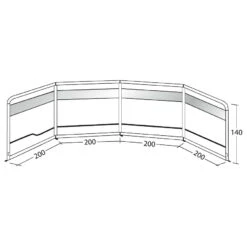 Outwell - Windscreen Air - Rallonge Pour Tente -Primusll Magasin outwell windscreen air rallonge pour tente detail 2