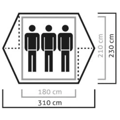 Salewa - Denali III Tent - Tente 3 Places -Primusll Magasin salewa denali iii tent tente 3 places detail 3