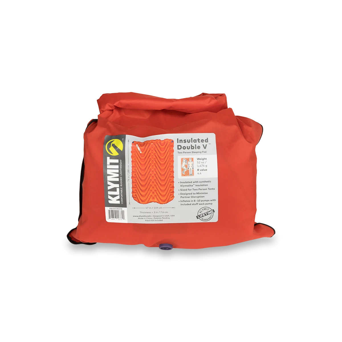 Klymit - Insulated Double V - Matelas De Camping 6 Klymit - Insulated Double V - Matelas De Camping – Image 4