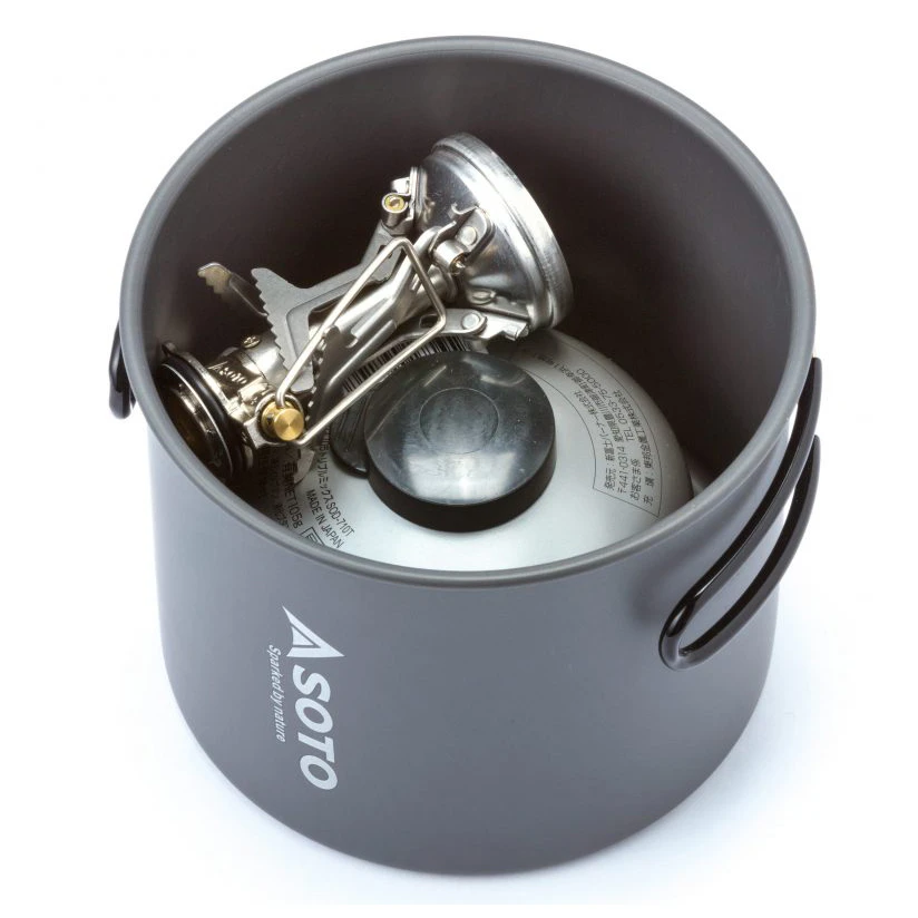 Soto - Amicus W/ Igniter + New River Pot Combo - Réchaud à Gaz 4 Soto - Amicus W/ Igniter + New River Pot Combo - Réchaud à Gaz – Image 2