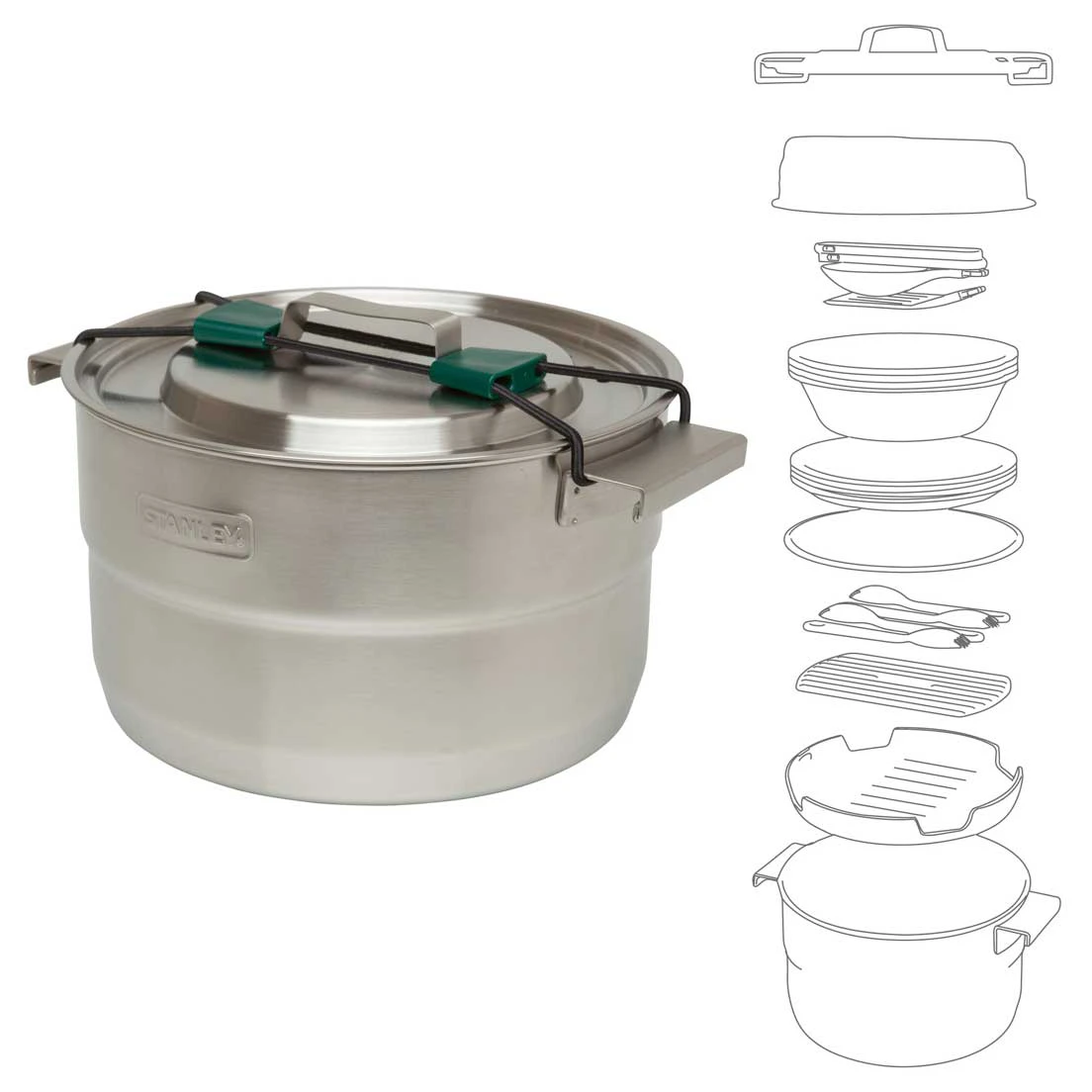 Stanley - Adventure Base Camp Cook Set - Popote 8 Stanley - Adventure Base Camp Cook Set - Popote – Image 6