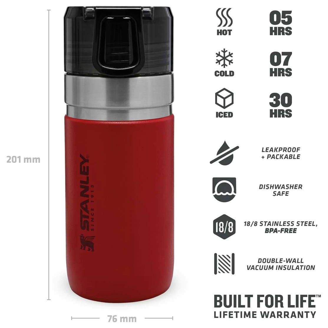 Stanley - Go Series Water Bottle - Bouteille Isotherme 6 Stanley - Go Series Water Bottle - Bouteille Isotherme – Image 4