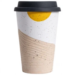 United By Blue - 12oz Ceramic Mug With Silicone Lid - Tasse -Primusll Magasin united by blue 12oz ceramic mug with silicone lid tasse 3