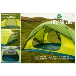 Vango - Tryfan 200 - Tente 2 Places -Primusll Magasin vango tryfan 200 tente 2 places detail 3